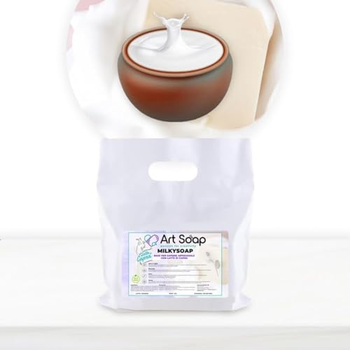 Resin Pro ArtSoap MilkySoap - Basis für handgefertigte Ziegenmilchseifen 1 kg Weiß, Basis für einfache, sichere und vielseitige Seifenherstellung, Schmelz- und Gießseifenbasis