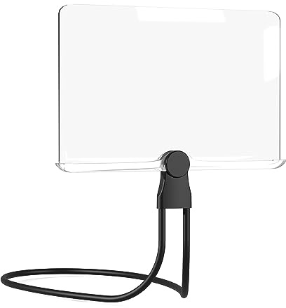 5-fache wiederaufladbare Freisprechlupe,Flexibler Schwanenhals,Lupe für ganze Buchseiten zum Lesen und für Naharbeiten,ultrahelles LED-Licht für Halsbekleidung,Reparatur,Nähen,Senioren Sehschwäche