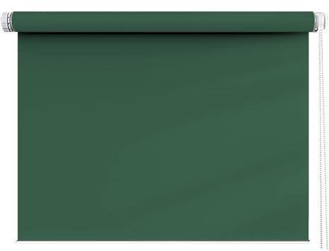 Rollo Thermorollo 100 x 80 cm, Sichtschutz, Lichtschutz, Blendschutz, Jalousie Plisseerollo, mit Aluminium-Schienen, für Fenster und Tür, Dunkelgrün