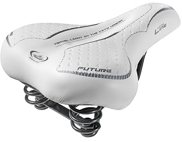 CUCUBA Selle en simili cuir Montegrappa pour vélo de ville femme VTT classique City Line Future Lady Hollande avec ressorts