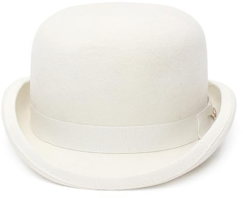 LUOFENG Damenhut, Woll-Fedora, Westernhut mit kurzer Krempe, für Damen und Herren, Foto-Requisiten, Western-Fedora für Herren und Damen, Unisex