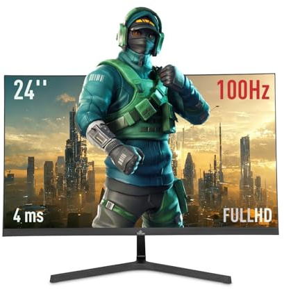 YEYIAN Monitor Plano Gaming Dash X24 FHD 24 FullHD | 1920×1080 | Panel VA | View 178° | 3000:1 | 100 Hz | 16:9 | 16.7 Millones Colores | Respuesta 4 ms | VESA | HDMI 1.4 / VGA