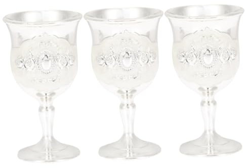 Alipis 3pezzi Vintage Bicchiere Whiskey Decorativo Per e Speciali Portabicchieri e Decorazioni