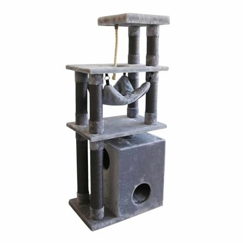 Nobby Kratzbaum TELDE small hellgrau 60 x 40 x 173-193 cm