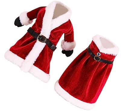 Garneck Weihnachtsweinflasche Überzug Kreativer Dress Stil Flaschen Anzug Für Rotwein Lustige Flaschenhülle Als Wein Dekoration Für Festliche Anlässe