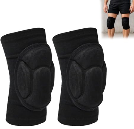 QhgPnt 1 pair Knee Pad, Knee Pads for Work Trousers, Knee Pads Work, 26cm Polyester Knee Pads for Volleyball, Dance, Basketball, Football, Skateboard, and Outdoor Sports