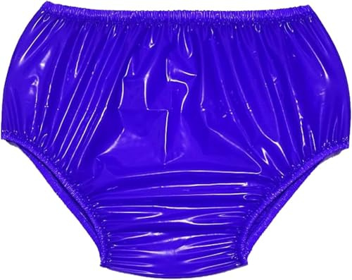 PVC Inkontinenz-Schlupfhose Für Erwachsene,Kunststoff Schutz Hosen,Wasserdichter Windel Slip,Stuhlinkontinenz Slip,Waschbar Und Wiederverwendbar, Lähmungs-Stillhose,Gummihose