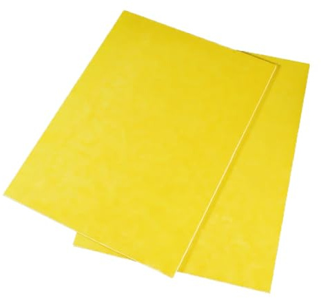 Placa de fibra de vidrio epoxi, Panel aislante de fibra de vidrio epoxi 3240, color amarillo, paquete de 2(100x200mmx1mm)