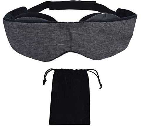 Sleep Blindfold trasparente e trasparente ombretto comodo bloccare la notte leggera bendata per dormire