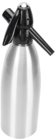 FAUOSWUK Sifone per Soda Portatile per Acqua Frizzante per Bar di Casa, per Preparare Cocktail per Uso Esterno, Kit per Soda in Alluminio da 1 Litro, per Riunioni di Famiglia
