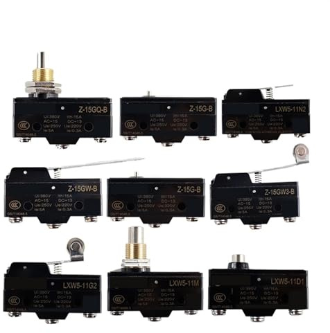 finecorsa Interruttori di corsa limitatore piccolo LXW5-11G1/G2/Q1/M3 Piede a vite 1NO 1NC Contatto in argento(LXW5-11D1)
