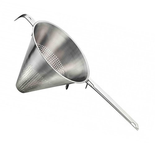 PINTINOX Cono Cinese colino per filtraggio liquidi Professionale Acciaio Inox Diametro 24cm