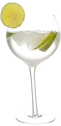 Bar Bespoke Tipsy Wonky Gin Glass Single