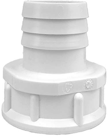 well2wellness® Schlauchtülle mit Innengewinde x (Pool-) Schlauchanschluss - 11/2 x 38mm (024582) | Innengewinde, Kunststoff, Für Pool- und Teichbau, Schwimmbadpumpe, Wärmepumpe, 024582