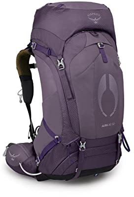 Osprey Aura AG 50L Women's Backpacking Backpack, Purple WXS-S