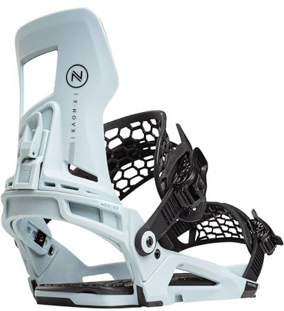 Nidecker Kaon-X Snowboard Bindung, Farbe:Black Ice, Größe:M