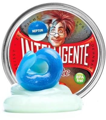 Intelligente Knete - Neptun - Ändert die Farbe im Sonnenlicht (UV) und Leuchtet im Dunkeln 80g