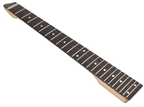 E-Gitarrenhals, Kopfloser Gitarrenhals aus Ahorn und Palisander, 25 Bünde für Musikinstrumente Zubehör für Musikinstrumente
