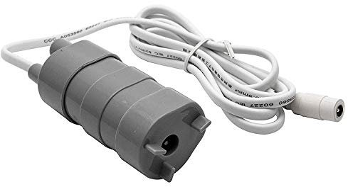 JMorCO Mini Pompe à Eau Submersible Universelle 12 V pour Camping-Cars, caravanes, Pompe Baleine à Haut débit avec câble de 1,5 m, Gris