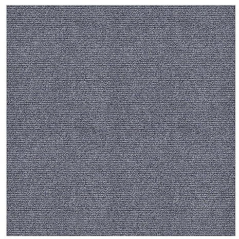 Teppichfliesen selbstklebend, 30x30cm selbstliegend, 24 Stück Set 2,1m² Teppich Bodenbelag für Bettzimmer,Küche,Wohnzimmer (Grau/24pcs)