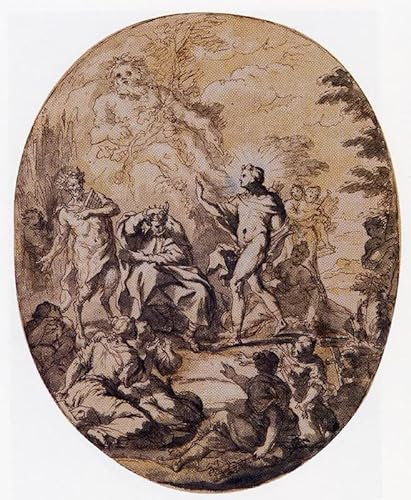 DOeraa Leinwandbilder Bild Poster Kunstdrucke Ölgemälde Das Urteil des Paris Sir Thornhill für Wanddekoration 60x90cm