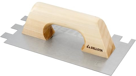 Bellota 5873-20 - Llana para cola con dentado 20x20 mm, mango de madera y Hoja de Acero