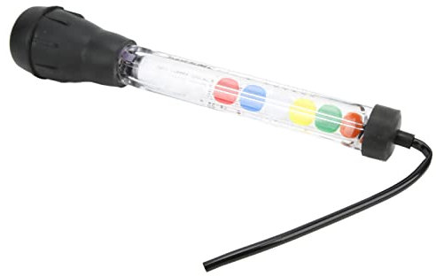 Zohisin Frostschutztester Zifferblatttyp 38,0 × 11,0 × 7,0 Zifferblatttyp Frostschutzmittel-Kühlmitteltester Hochpräzises Autobatterie-Flüssigkeitsdensitometer