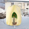 Hekasvm Protection hivernale pour plantes 360 cm x 200 cm - Housse de protection pour plantes d'hiver - 80 g/m² - Tente d'hivernage pour plantes en pot - Matériau épais lavable - Indéchirable