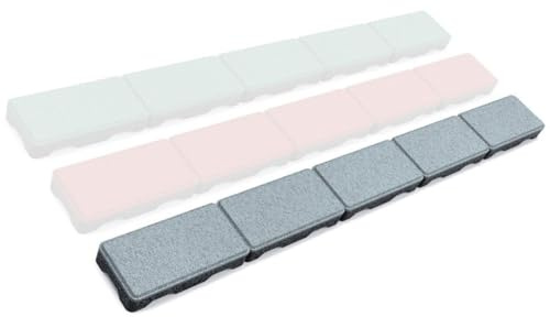 RDX Secuplay Gummi Mähkante - 100x10x3,6cm - Grau - 10er Pack