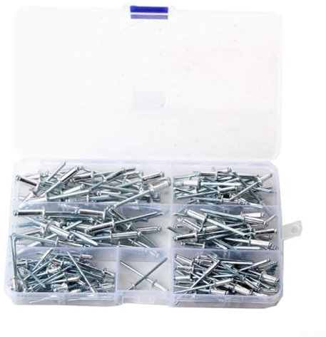 All-in-Aluminium-Blindniet-Set enthält 175 Stück in verschiedenen Größen für verschiedene Anwendungen