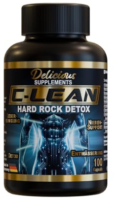 C-Lean - Detox Kur mit Mariendistel, Cholin, Artischocke & Löwenzahnextrakt - 90 Kapseln für 11 Tage - mit Cholin zur Unterstützung der normalen Leberfunktion - Delicious Supplements - Made in Germany
