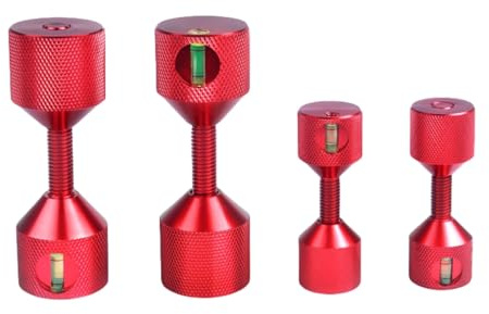 Juego de pasadores de brida de aluminio, nivel incorporado, herramienta de alineación de tuberías de 1-1/8