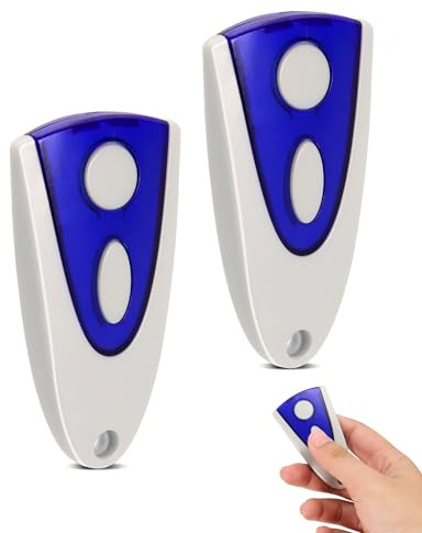 Mando a distancia para puerta de garaje Novoferm Novotron 502 MAX43-2, 502/504/512/514, 2 canales, código de copia rápida, con batería, abridor de puerta de garaje, mando a distancia (2 unidades)