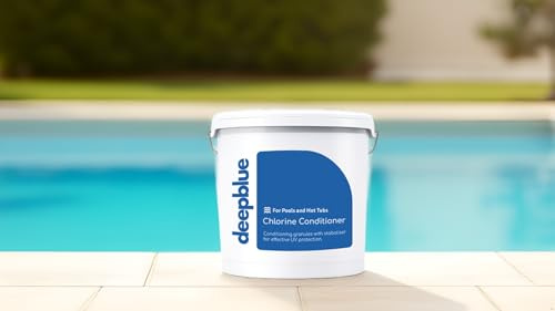 Deep Blue Klorstabilisator – skyddar kloret mot nedbrytning av solljus i pool, spa och bubbelpool - 5Kg