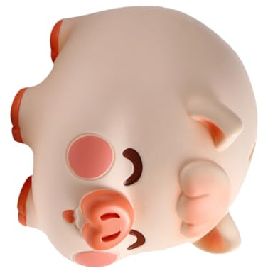 Hucha Infantil de Cerdito de Vinilo, Diseño de Dibujos Animados