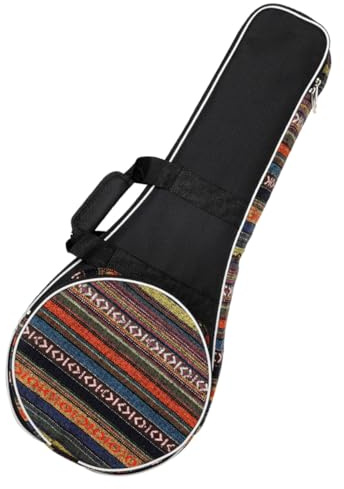 EPIGEIST Rucksack Gepolstert aus Oxfordstoff Mandolinen im Nationalstil und Wasserabweisend Praktischer Schultergurt für Bequemes Reisen mit Mandoline
