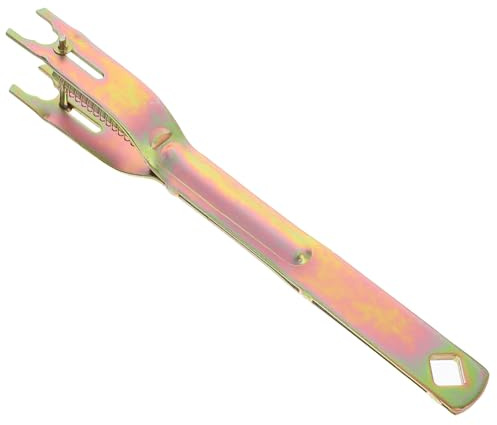 Veemoon Poignée de Tension de Clôture Robuste pour Ferme et Jardin, Outil de Réparation de Clôture Fil de Fer, Tendeur à Cliquet Compatible Fil Carré, Outil Solide en Fer Solide, Usage