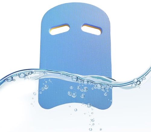 Unisex swimming board, featuring an EVA foam buoyancy board with safety hand holes. Suitable for beginners and training use, designed to enhance swimming technique.