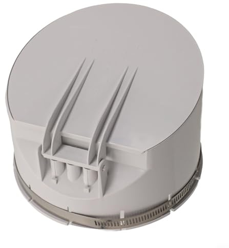 Clapet anti-retour en PVC pour tuyau de vidange - 50 à 160 mm - Anti-odeur et bouchon de filtre d'eau de pluie avec pince - Pour plomberie extérieure, balcon, jardin et drainage de sol (160 mm)