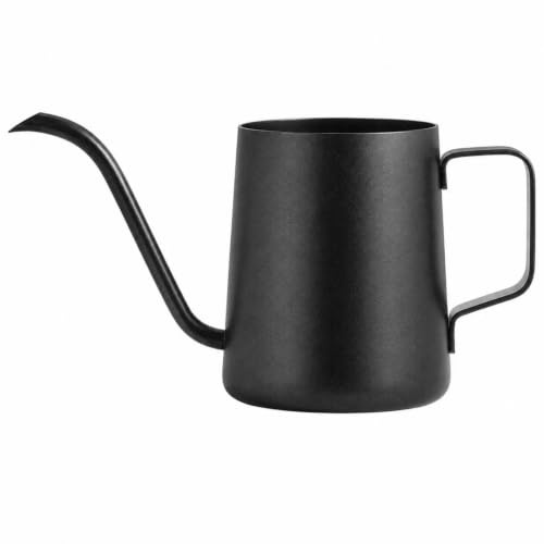 350 ml mini regadera de acero inoxidable, pequeña regadera para plantas de interior y suculentas, tetera y cafetera con caño largo, mini jarra multifuncional de acero inoxidable para plantas, color