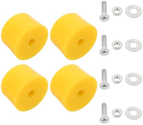 HAPINARY Automotive truck dock buffer 4pcs for large trucks longhaul transport loading and unloading impact absorption scratch protection yellow rounded edges