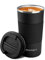 Aolieh Thermobecher, Kaffeebecher mit Auslaufsicherem Deckel, Thermobecher- Isolierbecher, Edelstahl Travel Mug, Kaffeebecher to go für heißes und kaltes Wasser Kaffee Tee (510ML, Schwarz)