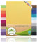 Premium Kinder Spannbettlaken leevitex® | 1er Set | Für Babybett & Kinderbett 70 x 140 cm | 100% hochwertige Mako-Jersey-Baumwolle - 170 g/m² | Öko Tex geprüft | Gelb