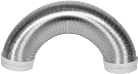 HOMOCONO Exhaust Pipe Accessories Flexible Duct Tube Made of Aluminum Foil Material Suitable for Kitchen Exhaust Dryer Vent Hose Use as Vent Hose Replacement Parts