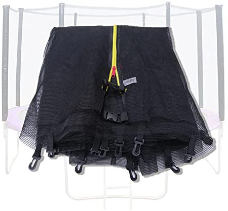 Coussin Protection Trampoline Rechange, Filet sécurité pour Trampoline d'extérieur, Filet Remplacement pour clôture, Anti-déchirure, résistant aux UV, Protection des Bords pour Enfants avec bretell