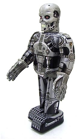 AYUNJIE Wind Up Toy MS288 Retro Robot Adult Collectible Creative Tin Toy Vintage Collectible Kids Gift