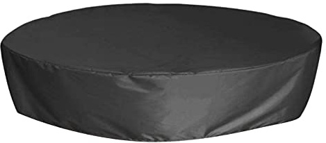 Easy-topbuy Poolabdeckung Rund, wasserdichte Staubdichte Badewanne Abdeckung, 210D Oxford Tuch Faltbare Poolabdeckung, Durchmesser 122/160CM, Höhe 30CM