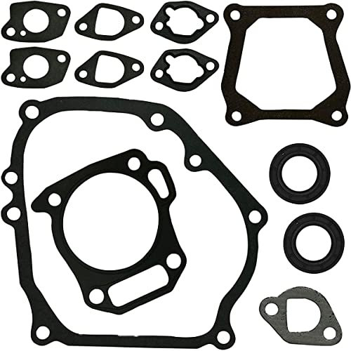 ZAMDOE Kit de Joints de carburateur pour Predator 212cc pour Honda GX160 GX200 Moteurs Ct200u 196cc Moteur, avec Couvercle de soupape de Culasse carburateur Silencieux Joint de Carter Joints d'huile