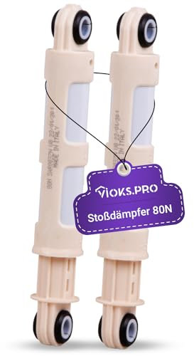Vioks.pro 2 ammortizzatori per lavatrice AEG 132255301/5 Privileg ammortizzatore lavatrice 80N – Zanker lavatrice/AEG set di pezzi di ricambio