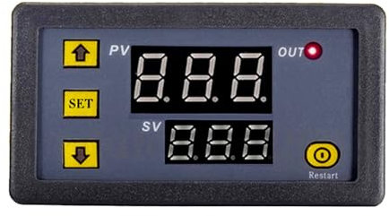 Modulo Regolatore di Temperatura, con Sonda Impermeabile Display Digitale Ad Alta Precisione Interruttore Termostato ‑50‑110 ℃ (12v)